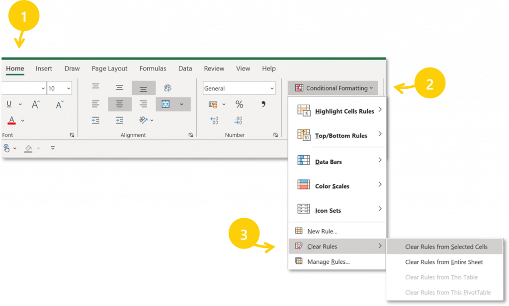 Comment supprimer la mise en forme conditionnelle dans votre classeur Excel pour réduire la taille de votre fichier.