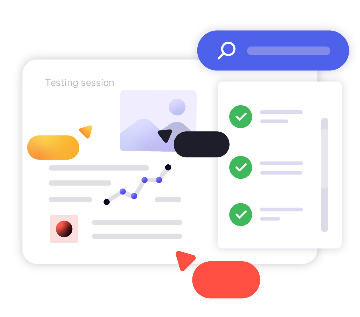 An abstract PowerPoint slide