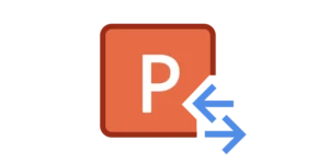 UpSlide PowerPoint Slide Converter icon.