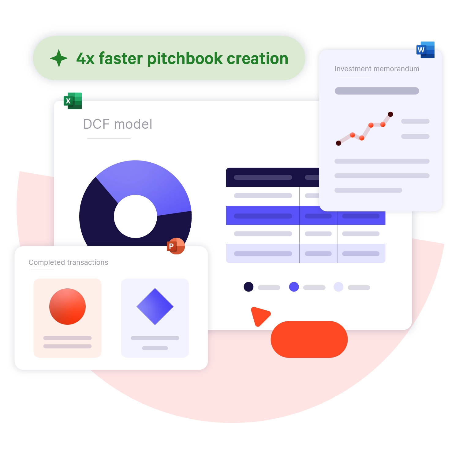 Connect data from Microsoft PowerPoint to Excel or PowerPoint to Word, and build DCF models quicker