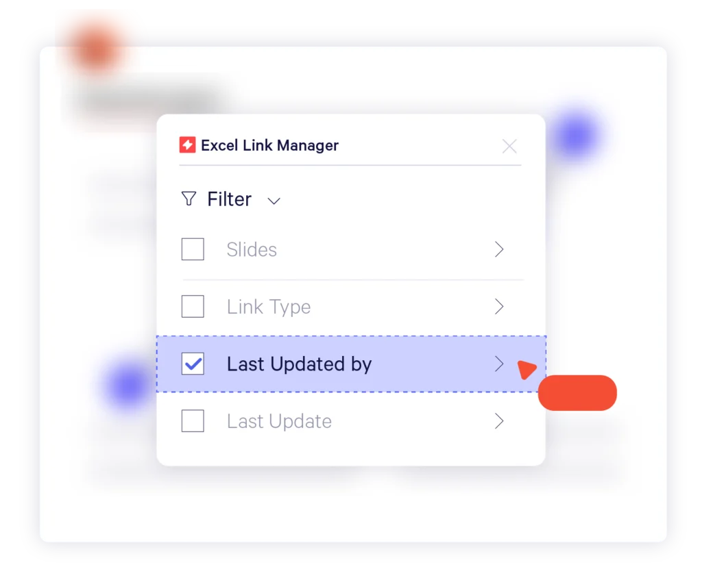 Consultez la dernière mise à jour des données liées d'Excel avec le gestionnaire de liens de Excel.