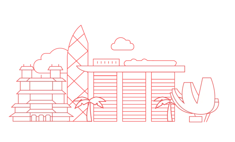 Schéma du bureau de Singapour de UpSlide