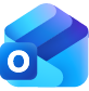 Microsoft Outlook logo featuring an envelope with the letter O.