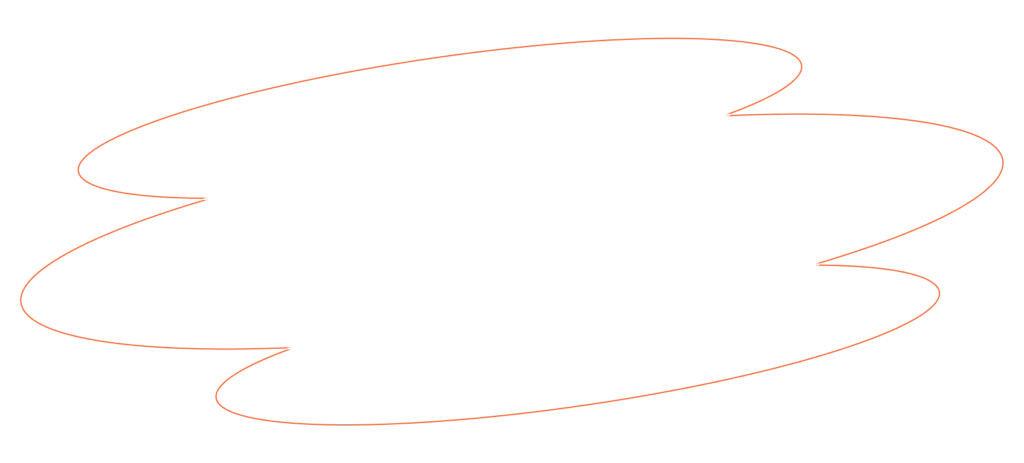 Abstract cloud shape illustration