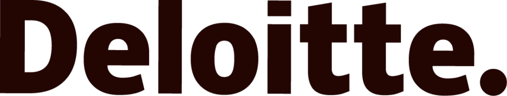 Deloitte logo. UpSlide for BDA Partners uses Deloitte.