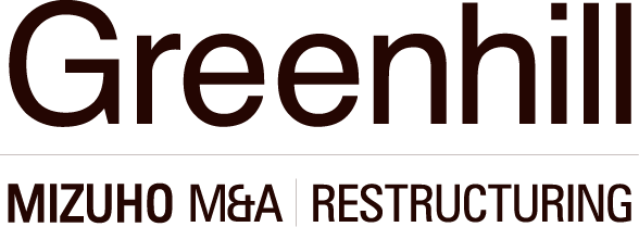 Greenhill tombstone logo for Mizuho M&A Restructuring.