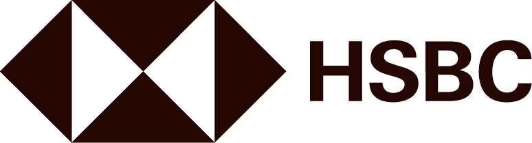 HSBC logo. UpSlide for Colliers report creation.