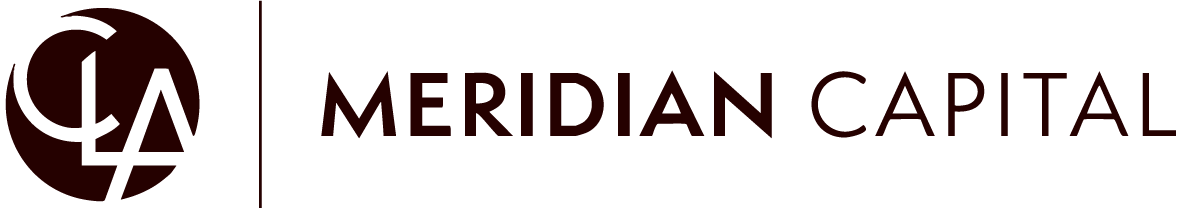 Meridian Capital Group logo: three vertical bars and the company name.