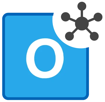 Deal document automation icon with a blue "O" and network symbol.