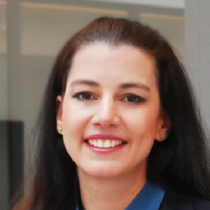 Professional woman smiling, possibly related to PowerPoint template management.