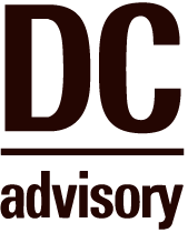DC Advisory logo. Financial advisory services.