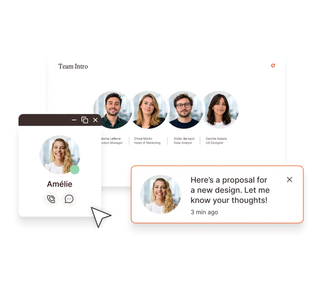 Guarantee consistency across all your deliverables thanks to UpSlide's design studio