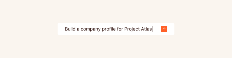 AI in investment banking: AI building company profile for Project Atlas, private equity use case