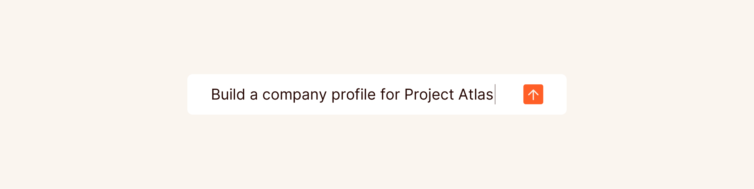 AI in investment banking: AI building company profile for Project Atlas, private equity use case